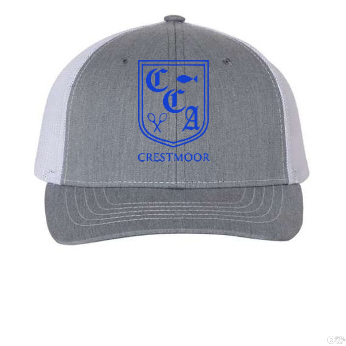 Heather Grey/ White - FRONT