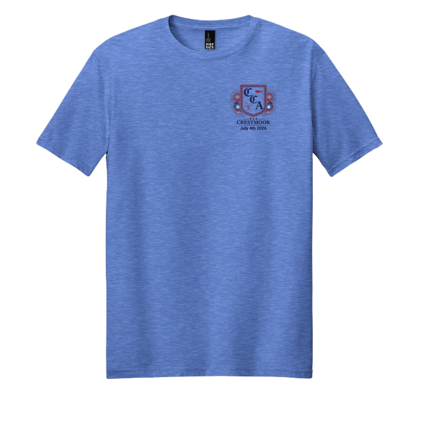 Heathered Royal - DM108 - FRONT