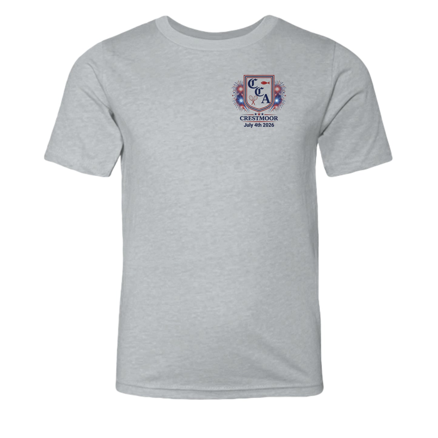 Athletic Heather - 3001YCVC - FRONT